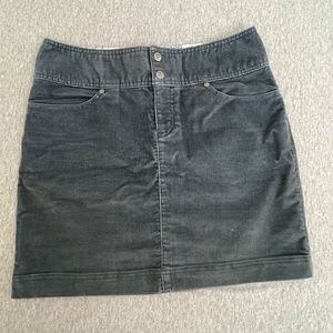ATHLETA Vintage Ridge Corduroy Mini Skirt Blue/Grey Steel Color Approx S…